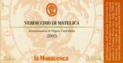 Verdicchio di Matelica DOC - Cru La Monacesca