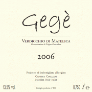 Verdicchio di Matelica DOC - Gegè